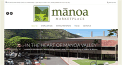 Desktop Screenshot of manoamarketplacehawaii.com